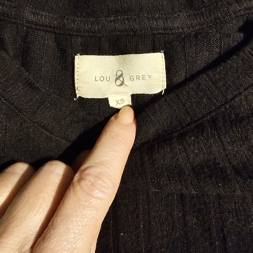 Lou & Grey Black Long Sleeve Tee